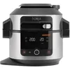 Image de Ninja Foodi Multicuiseur avec SmartLid, 11 en 1, 6L, Autocuiseur Multifonction, Cuisson sous pression, Air Fryer, Friteuse à air, Vapeur combinée, Mijoteuse, Griller, Cuire, Acier inoxydable, OL550EU