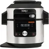 Image de Ninja Multicuiseur Foodi MAX Air Fryer, SmartLid, 12 fonctions de cuisson, 7.5L, Autocuiseur 12 en 1, Cuisson sous pression, Friture à l'air, Cuisson lente et plus, Acier inoxydable, OL650EU