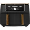 Image de Ninja Foodi MAX Dual Zone Air Fryer, Friteuse sans huile, 2 tiroirs, 9,5 L, 6-en-1 (Air Fry, Max Crisp, rôtir, cuire, réchauffer, déshydrater), exclusivité Amazon, cuivre/noir, AF400EUCP