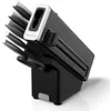 Image de Ninja StaySharp Ensemble de couteaux 6 pièces en acier inoxydable avec aiguiseur intégré, ciseaux de cuisine et couteaux de chef, à trancher, à pain, tout usage et d'office, charbon K62006EUUK