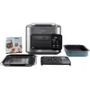 Image de Ninja Combi 12-en-1 Multi-Cuiseur, Four & Friteuse sans huile, 12 Fonctions de Cuisson, Repas de Taille Familiale en 15 Minutes*, avec Plateau de Cuisson,Poêle et Guide de Recettes, Gris, SFP700EU.