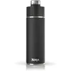 Image de Ninja Thirsti Bouteille et flasque 530 ml avec couvercle étanche, conçue pour boissons gazeuses, chaudes et froides. Voyage/sport. Triple isolation, bouteille en acier inoxydable, Noir, DW1801EUUKBK