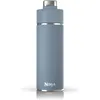 Image de Ninja Thirsti Bouteille et flasque 700 ml avec couvercle étanche, conçue pour boissons gazeuses, chaudes et froides. Voyage/sport. Triple isolation, bouteille en acier inoxydable, Bleu, DW2401EUUKBL