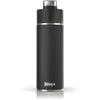 Image de Ninja Thirsti Bouteille et flasque 700 ml avec couvercle étanche, conçue pour boissons gazeuses, chaudes et froides. Voyage/sport. Triple isolation, bouteille en acier inoxydable, Noir, DW2401EUUKBK