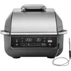 Image de Ninja 5-en-1 Grill d’intérieur et friteuse sans huile, EG351EU + Bloc-couteaux Ninja Foodi StaySharp avec Affûteur, Ensemble de Couteaux 6 Pièces Aiguisés, K32006EU