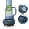 Image de Ninja BlendBoss Blender Portable avec Gobelet de Voyage Amovible, 3 Modes Automatiques Prédéfinis, Pilonne la Glace, 710 ml, Pièces Compatibles Lave-Vaisselle, Cyberspace