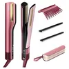 Image de Shark SilkiPro HT401EUPK Straight Fer à lisser + sèche-cheveux dans une boîte de rangement résistante à la chaleur - Rose