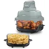 Image de Ninja CRISPi Friteuse sans huile portable, 3,8L, 4-en-1 : Frire sans huile, Rôtir, Garder au chaud, Recroustiller, Design compact, 2 récipients avec couvercles, 1 700 W, Sauge FN201EUGN8