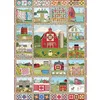 Image de Cobble Hill 1000 pièces puzzle échantillon de pays poster inclus, tons terreux (vert, marron, jaune âge 8+)