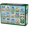 Image de Cobble Hill Puzzle 1000 pièces Magasins de bord de mer - Poster inclus