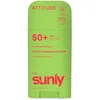 Image de ATTITUDE Crème Solaire Minérale pour Enfants SPF 50, Large Spectre à l’Oxyde de Zinc, Vérifié EWG, Non Nano, Léger pour Visage et Corps, Végan, Parfum Coco & Pastèque, 60 g