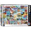 Image de Eurographics 6000-0761 Plages - Puzzle Globetrotter, Divers, 48 x 68 cm