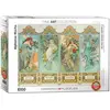 Image de Eurographics 6000-0824 Les Quatre Saisons par Alphonse Mucha Puzzle Divers 48 x 68 cm