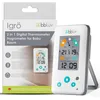 Image de bblüv - Igrö - Thermomètre et hygromètre numérique 2 en 1 pour chambre de bébé - Moniteur précis d'humidité et de température avec écran LCD, indicateur de confort et fonction horloge