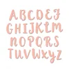 Image de Sizzix 661710 Thinlits Die Set 26 Pièces Alphabet Majuscules au Pinceau Métal Multicolore 25,6 x 14,5 x 0,2 cm