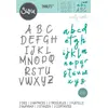 Image de Sizzix Thinlits Set de Matrices Alphabet par Emily Tootle - pour Créations Personnalisées et Lettrage Dessiné à la Main - 2 pièces