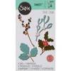 Image de Sizzix Winter Leaves by Sophie Guilar gaufrage 3D Impresslits, Multicolore, XL, Taille unique