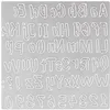 Image de Sizzix 664491 Thinlits Matrice de decoupe Pinceau gras Alphabet par Sophie Guilar