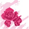 Image de Sizzix Pochoirs superposés, lot de 4 roses à l'aquarelle par Olivia Rose