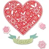 Image de Sizzix Matrice de decoupe Thinlits de 10 napperons coeur par Jennifer Ogborn | 666017 | Chapitre 4 2022
