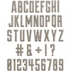 Image de Sizzix Thinlits Lot de 41 matrices de découpe Alphanumeric Emporium par Tim Holtz 66282 Kit 41PK, 666282, Plastique, Taille Unique