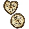 Image de Kit de découpes Thinlits, lot de 33 tranches en bois, par Tim Holtz