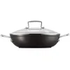 Image de Le Creuset Sauteuse Provençale Anti-Adhérente en Aluminium Forgé avec Couvercle, 30 cm, Anthracite/Argenté,51107300010502