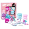 Image de Coffret Duo Deluxe Gui Gui Shimmer Exclusif, avec 2 slimes iridescents, Booster aux Perles éclatantes, 2 sachets d'embellissement et de Finition, Fais Briller tes slimes de Mille Feux