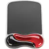Image de Kensington Tapis de Souris avec Repose-Poignets - Ergonomique et Compatible avec Souris Laser/Optiques pour un Grand Confort - Rouge/Noir (62402)