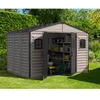 Image de Abri de jardin PVC - 7,32m² - DARKGREY PREMIUM