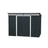 Image de Duramax TOP Pent Roof Skylight 8 x 6 (4.37 m²) Abri de jardin en métal, fabriqué en acier galvanisé, structure de toit renforcée, lucarne intégrée pour la lumière du soleil, Anthracite