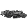 Image de Lego Parts: Tile, Modified 3 x 4 with 4 Studs in Center - Minifigure Display Base Collector Series (Black) by Lego