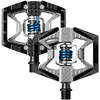Image de Crankbrothers PEDALE Dual Double Shot 2 Blau/Schwarz, 94mm x 76mm