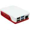 Image de Raspberry Pi® SC0229 Boîtier pour ordinateur monocarte convient pour: Raspberry Pi® 4 B rouge, blanc