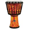 Image de Latin Percussion Djembe Orange Marble 7", marbre orange, LP1607OM