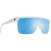 Image de Spy+ - Flynn 5050, Crystal Matte, Happy Gray Green with Red Spectra Mirror, Medium-Large, Sunglasses, Unisex, Adult