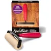 Image de Rouleau à Main Speedball de Luxe en Caoutchouc Doux, Bordeaux, 4-inch