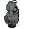 Image de Sunday Golf Bag Big Rig Grand sac de golf ultraléger avec 14 compartiments avec housse de pluie et base stable   Idéal pour les chariots ou les poussettes, sacs de golf pour homme et femme   Vert nuit