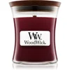 Image de Woodwick Black Cherry bougie parfumée avec mèche en bois 85 g