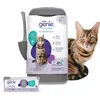 Image de Litter Genie Platinum Poubelle à litière pour Chat. Anti odeurs. Acier Inoxydable Durable, Blanc. Usage et Entretien faciles. 1 Recharge 3 Mois / 12 Sacs Easy Roll et Pelle incluses.