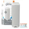 Image de Diaper Genie Platinium   Seau à Couches Anti-Odeurs | Acier Inoxydable | Grande Capacité 47 Couches | Recharge Durable Jusqu’à 5 Mois | Ouverture Large & Pédale Pratique - Gris Pierre