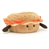 Image de Jellycat Amuseables Bagel 12,7 cm   Idée cadeau amusante