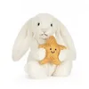 Image de Jellycat Lapin crème avec étoile