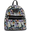 Image de Loungefly Disney Villains Mini-Backpack Handbag Maleficent Cruella Ursula Print