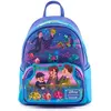 Image de Loungefly Disney Sac à main à double bandoulière pour femme Motif boutons de lit et baguettes de balai