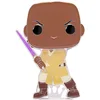 Image de Loungefly Pop! Large Enamel Pin Star Wars: Mace Windu Pin en Émail - Broche Fantaisie Mignonne à Collectionner - pour Les Sacs à Dos et Sacs - Idée de Cadeau - Produits Officiels