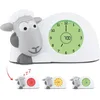 Image de ZAZU Horloge Sam l'Agneau - Horloge d'Entraînement au Sommeil et Veilleuse pour Enfants | Réveil Lumineux | Aidez Votre Enfant à Apprendre Quand se réveiller | Luminosité réglable | Arrêt Automatique