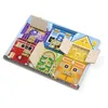 Image de Melissa & Doug - Planche Activités Montessori Avec Loquets - Jouet Sensoriel En Bois - Jouet D'Activité, De Développement Et D'Apprentissage - Cadeau Enfant 3 Ans Et + -