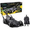 Image de DC Comics - Batman Forever - Batmobile + Figurine Batman Retro Collection - Figurine Articulée - Créez Vos Propres Combats Masqués - Super Héros - Jouet À Collectionner - Jouet Enfant 4 Ans Et +
