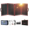 Image de DOKIO 200W Kit Panneau solaire pliable portable monocristallin avec 2 ports USB Pour Plein air